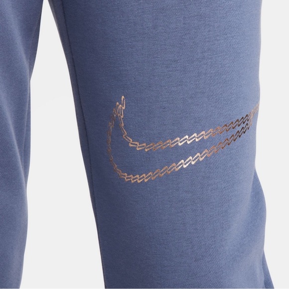 NEW NIKE (MSRP:$70.00) Steel Blue Sportswear Club Fleece Midrise Joggers - XS - Picture 4 of 9